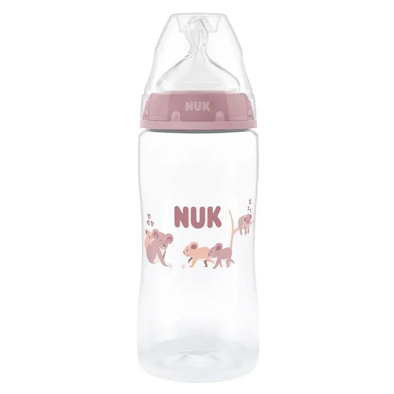 NUK First Choice+ Babyflasche 300 ml, Sauger M, ab 3 Monaten, Koala