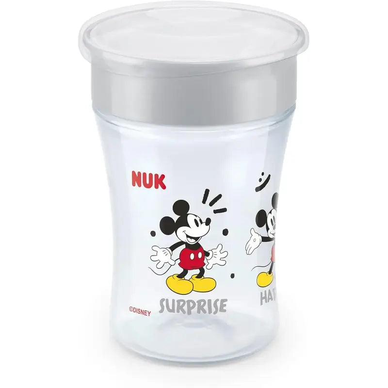 NUK Magic Cup Mickey Mouse Trinklernbecher 230 ml ab 8 Monaten Grau