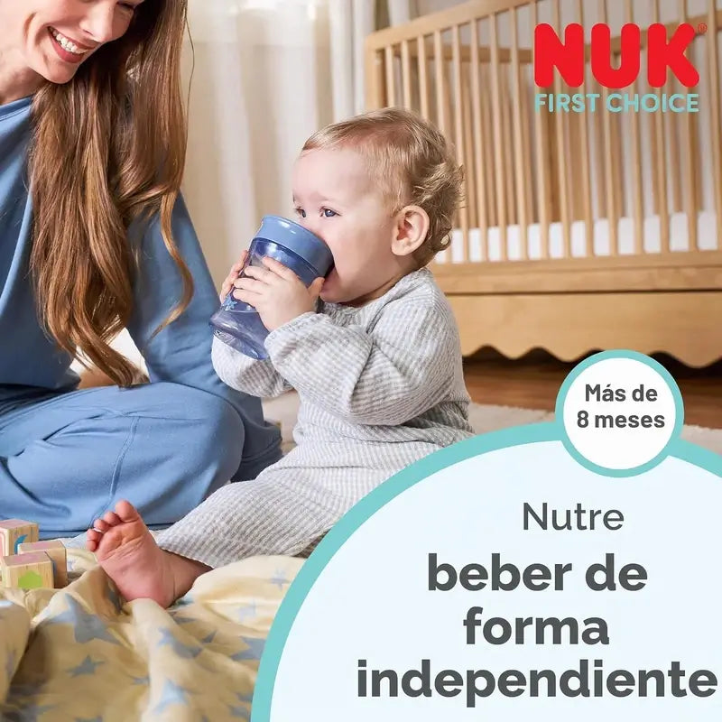 NUK Magic Cup Mickey Mouse Trinklernbecher 230 ml ab 8 Monaten Grau