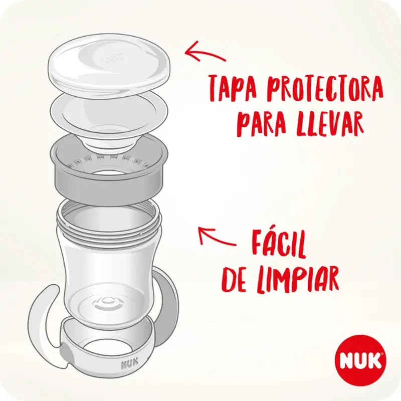NUK Mini Magic Cup Night Trinklernbecher 160 ml ab 6 Monaten Blau