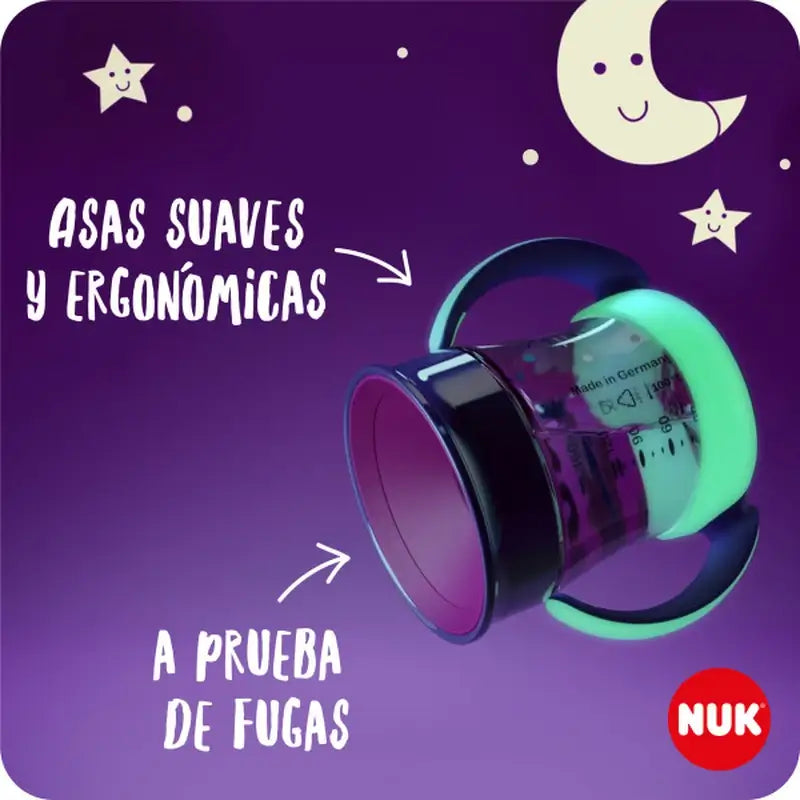 NUK Mini Magic Cup Night Trinklernbecher 160 ml ab 6 Monaten Blau