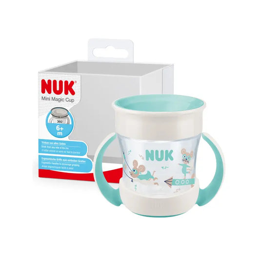Nuk Mini Magic Cup Trinklernbecher ab 6 Monaten, grün, 160 ml