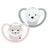 NUK Perfect Match Air Schnuller aus Silikon T3 18–36 Monate Katze/Eisbär, 2 Stück