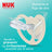 NUK Perfect Match Air Schnuller aus Silikon T2 6–18 Monate Zebra/Löwe, 2 Stück