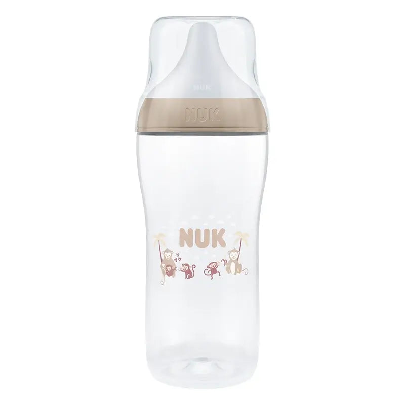 NUK Perfect Match Babyflasche 360 ml, Sauger XL, ab 6 Monaten, Mono