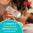 NUK Perfect Match Glasflasche 230 ml, Sauger M, ab 3 Monaten, Regenbogen
