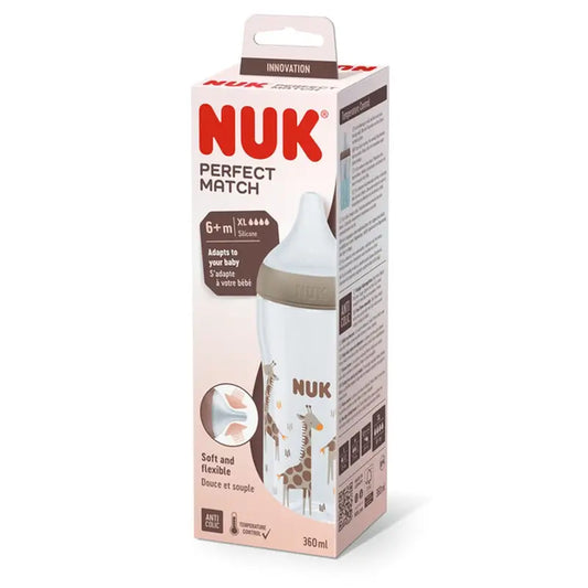 Nuk Perfect Match Pp Silikon Flow Xl Giraffe , 360 ml