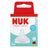 NUK Perfect Match Silikon-Sauger, Durchfluss M, ab 3 Monaten, 2 Stück