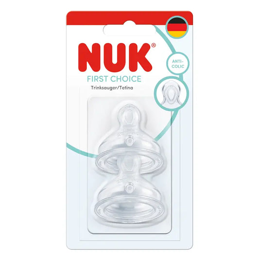 NUK Sauger First Choice+ XL Getreide 6–18 Monate Silikon 2 Stück