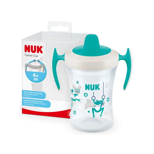 Nuk Trainer Cup Trinklernbecher ab 6 Monaten, grün, 230 ml