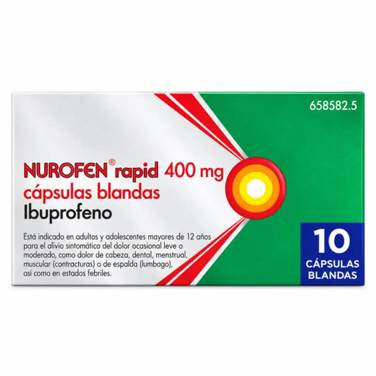Nurofen Rapid 400 mg, 10 Weichkapseln
