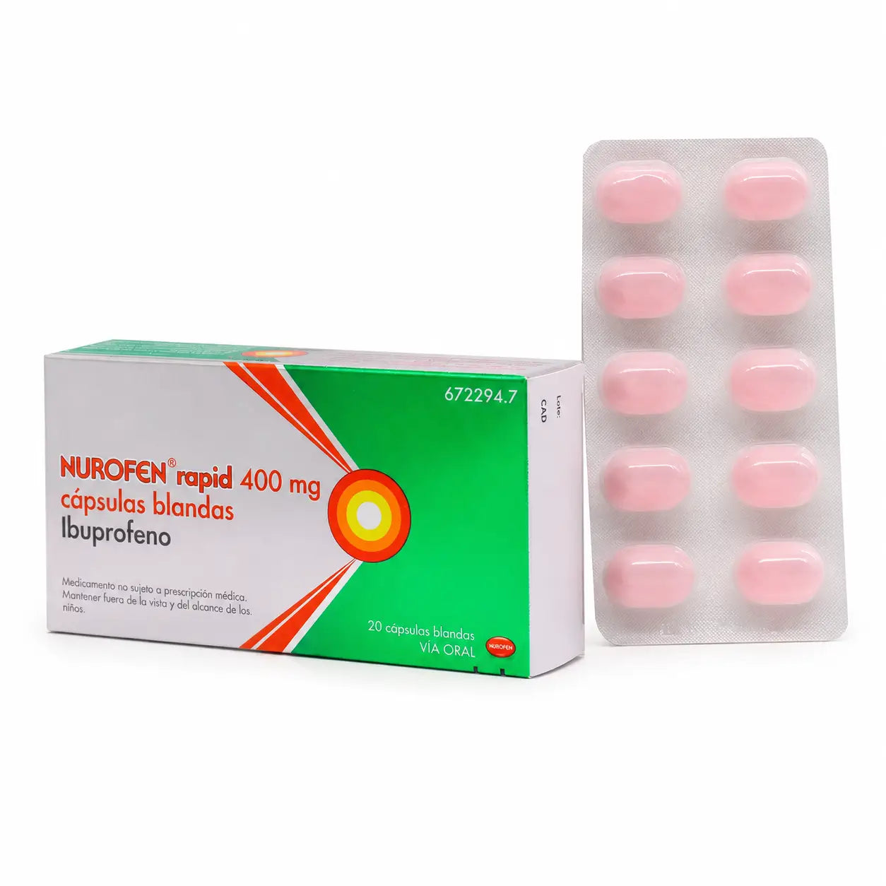 Nurofen Rapid 400 mg, 20 Weichkapseln