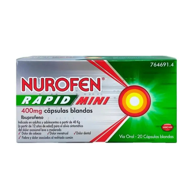 Nurofen Rapid Mini 400 Mg, 20 Weichkapseln