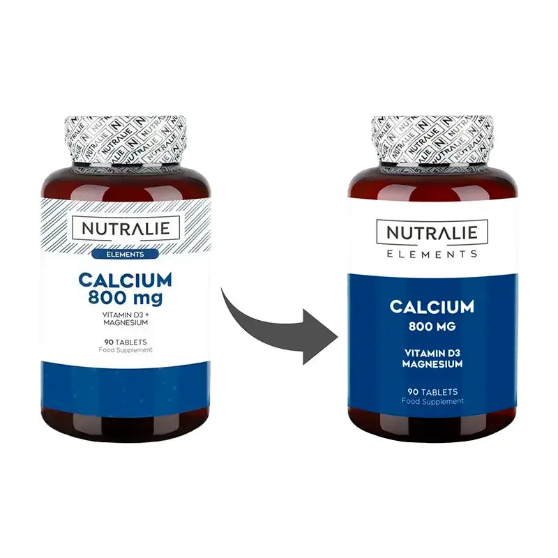 Nutralie Calcium 800Mg + D3 + Magnesium Knochen & Muskeln , 90 Stück