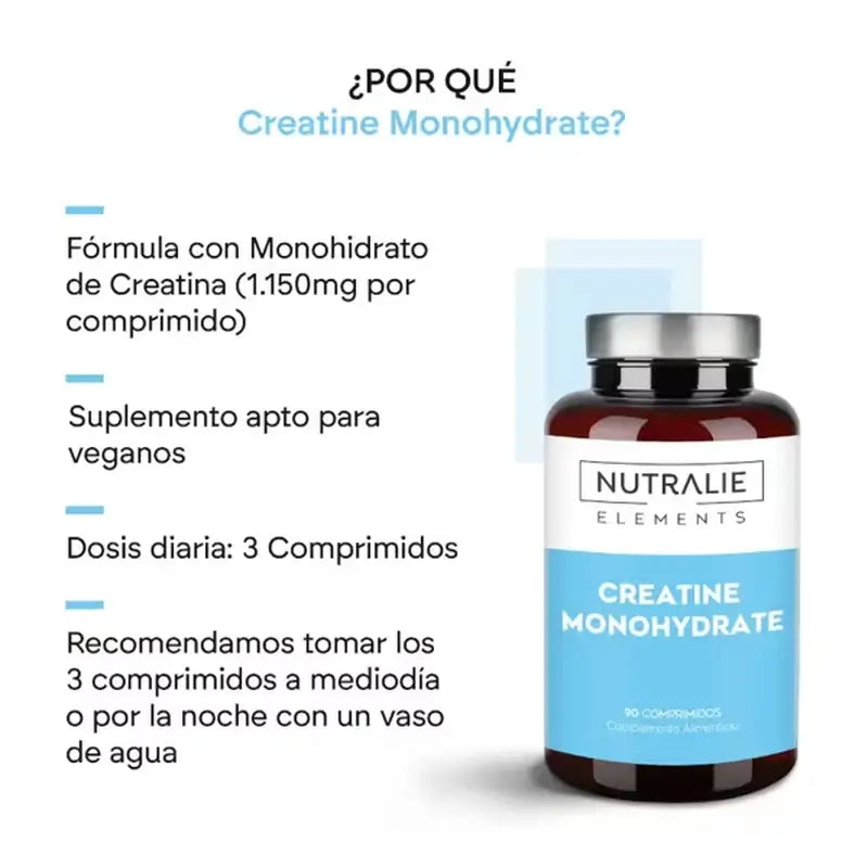 Nutralie Kreatin Monohydrat 6000Mg, 90 Tabletten