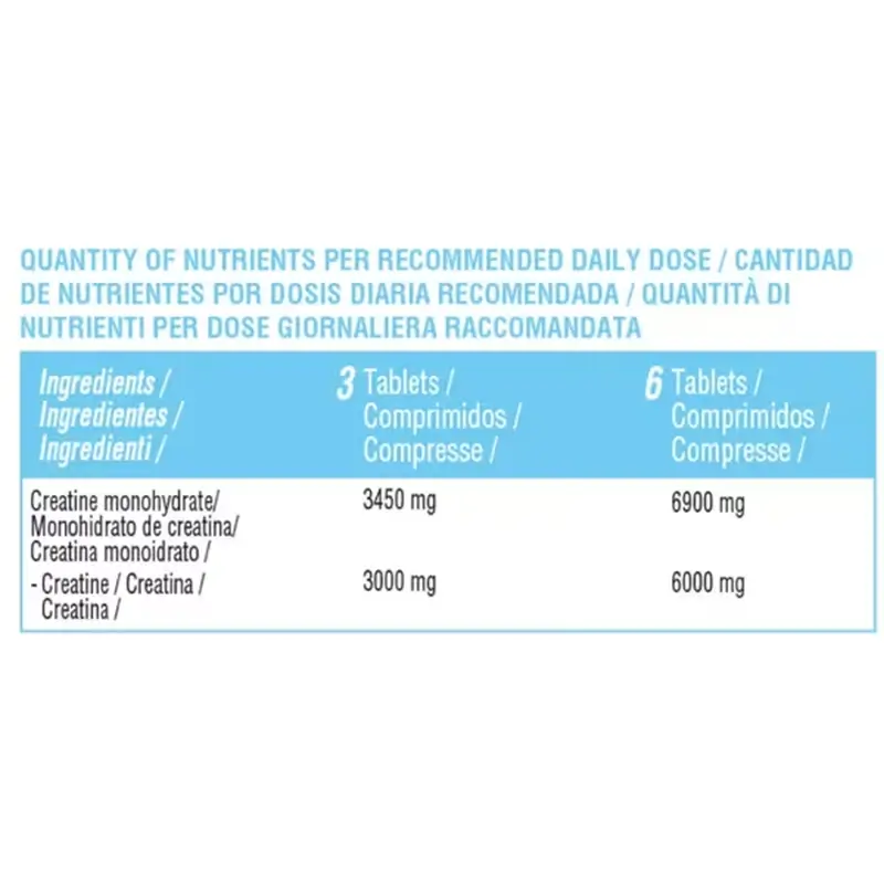 Nutralie Kreatin Monohydrat 6000Mg, 90 Tabletten