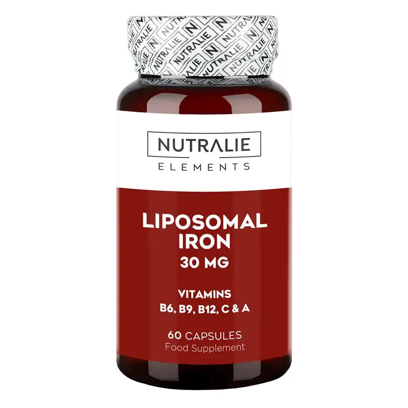 Nutralie Liposomales Eisen 30Mg + B6 + B12 Müdigkeit & Erschöpfung, 60 Kapseln