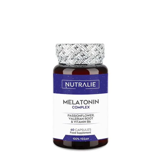 Nutralie Melathionin mit Passionsblume + B6 und Baldrianwurzel, 60 Kapseln