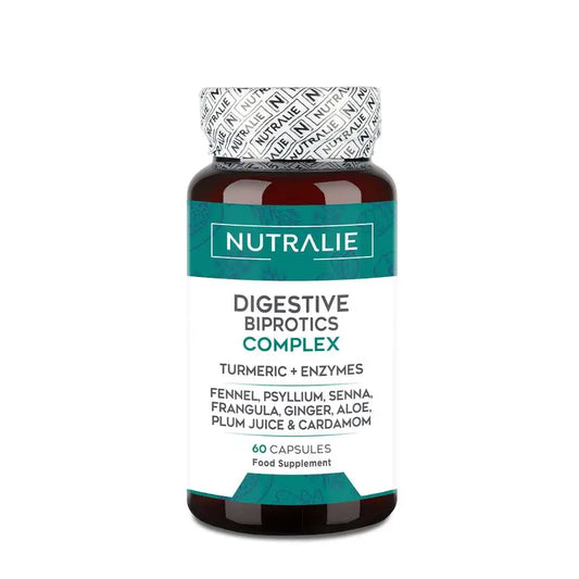 Nutralie Probiotic Digestive Complex Kurkuma + Verdauungsenzyme, 60 Kapseln