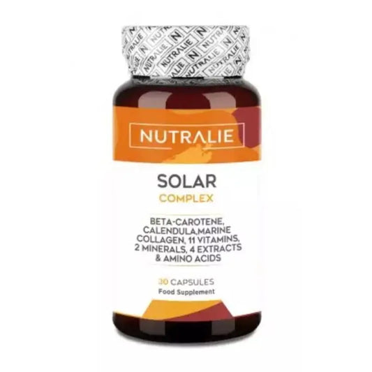 Nutralie Solar Complex mit Collagen Bräunung und Schutz 30 Kapseln.