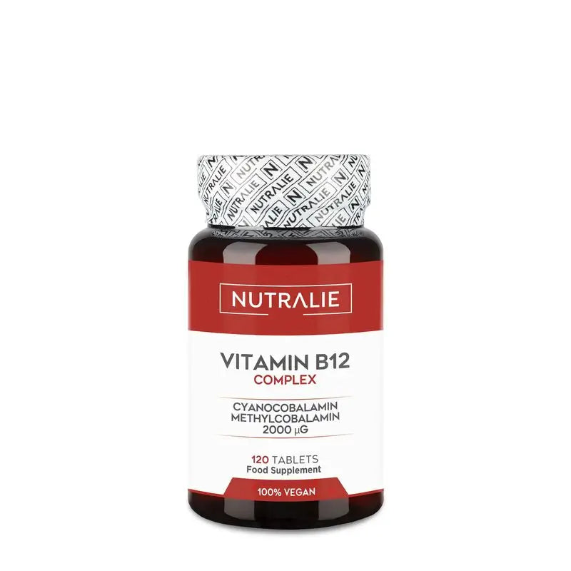 Nutralie Vitamin B12 Complex 2000 Mcg Müdigkeit , 120 Tabletten
