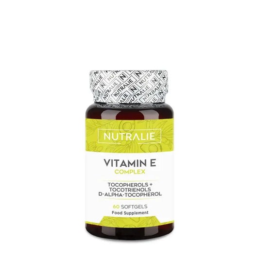 Nutralie Vitamin E-Komplex mit Tocotrienolen und Tocopherolen, 60 Kapseln