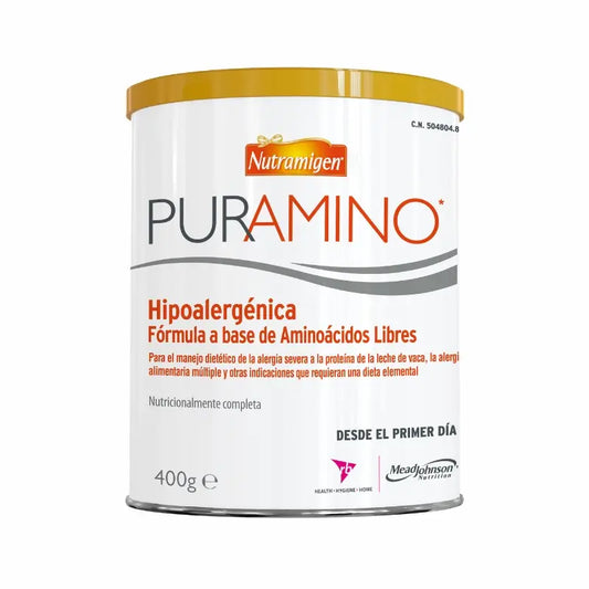 Nutramigen Puramino Hypoallergene Formel, Vom ersten Tag an, 6 X 400 Gramm