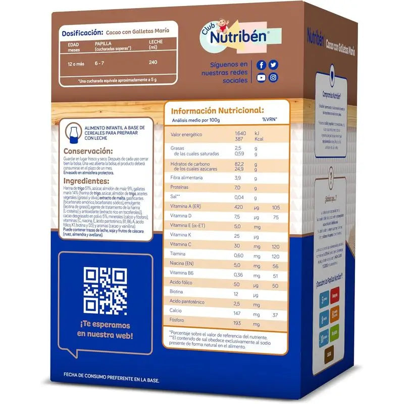 Nutriben Papilla Kakao mit Maria Keksen 500 g