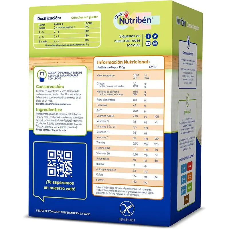 Nutriben Glutenfreies Müsli Papilla Müsli 600 g