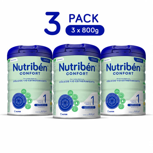 Nutribén Confort 1 Milchstarter, 3 x 800 Gramm