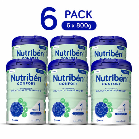 Nutribén Confort 1 Milchstarter, 6 x 800 Gramm