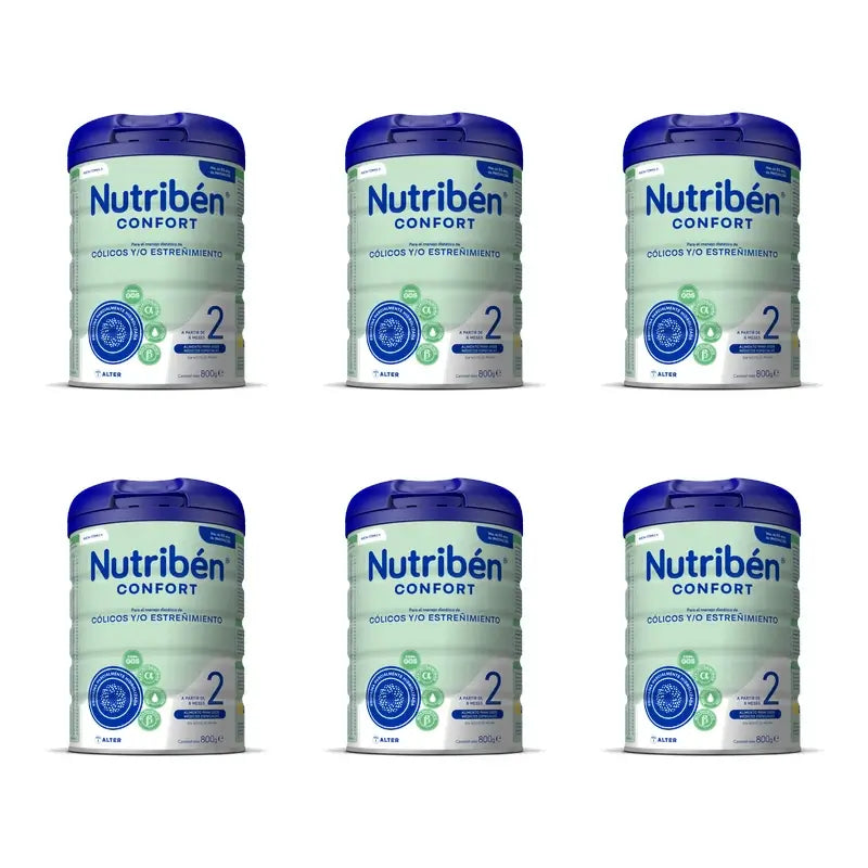 Nutribén Confort 2 Milchfortsetzung, 6 x 800g