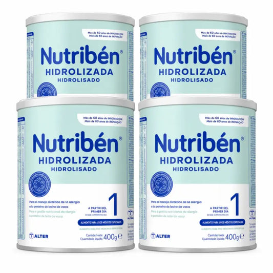 Nutribén Hydrolysierte 1 Milch Starter, 4 X 400 g