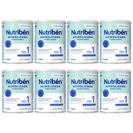 Nutribén Hydrolysed 1 Milch Starter, 8 X 400 Gramm