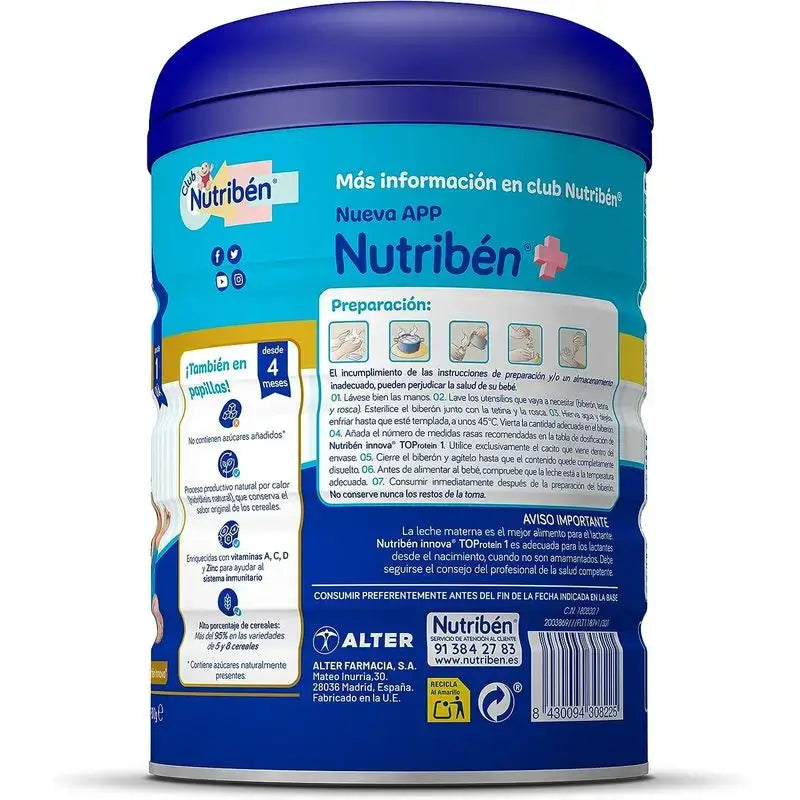 Nutribén Innova 1 Top Protein Starter Milch, 3 x 800 g