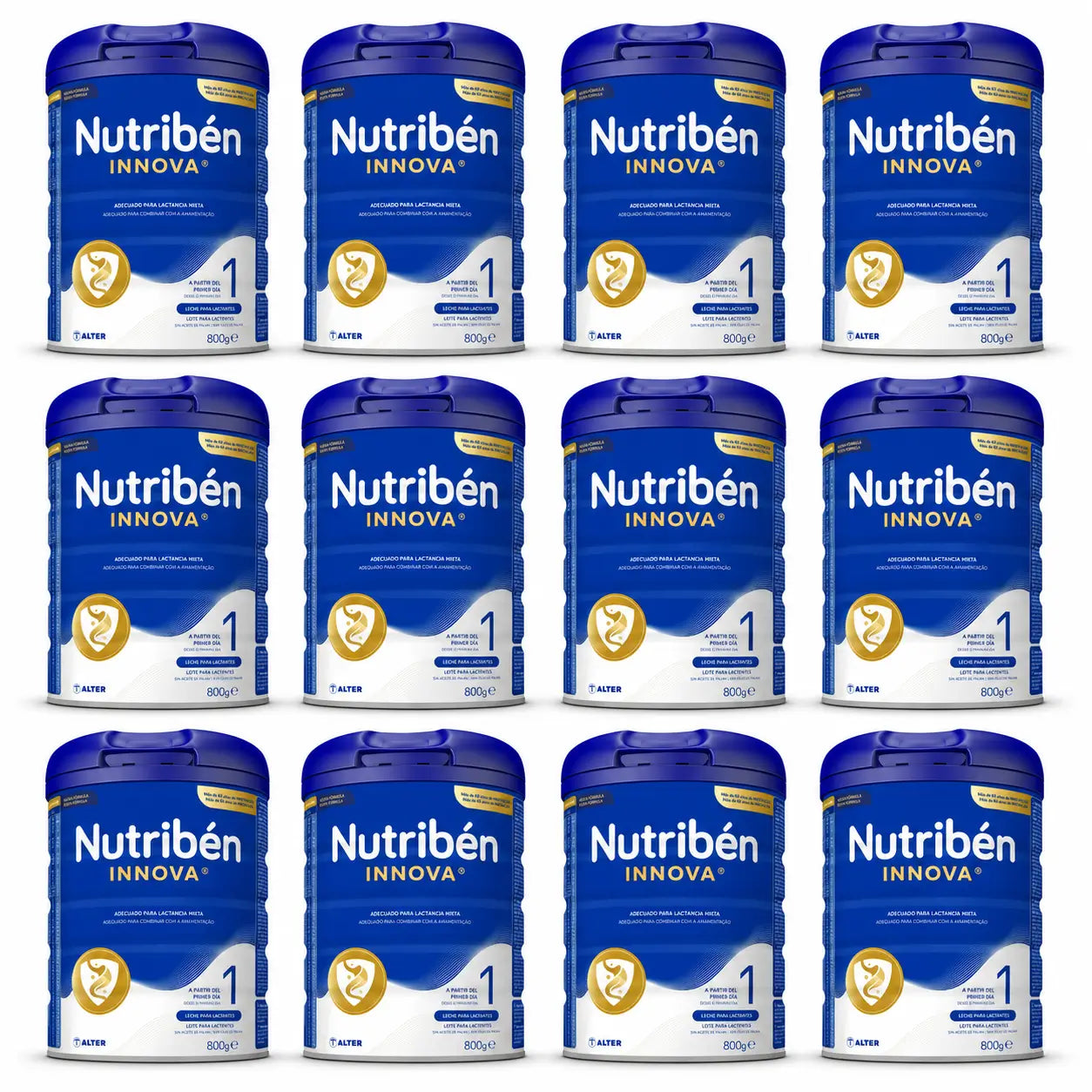 Nutribén Innova 1 Top Protein Starter Milch, 12 X 800 g