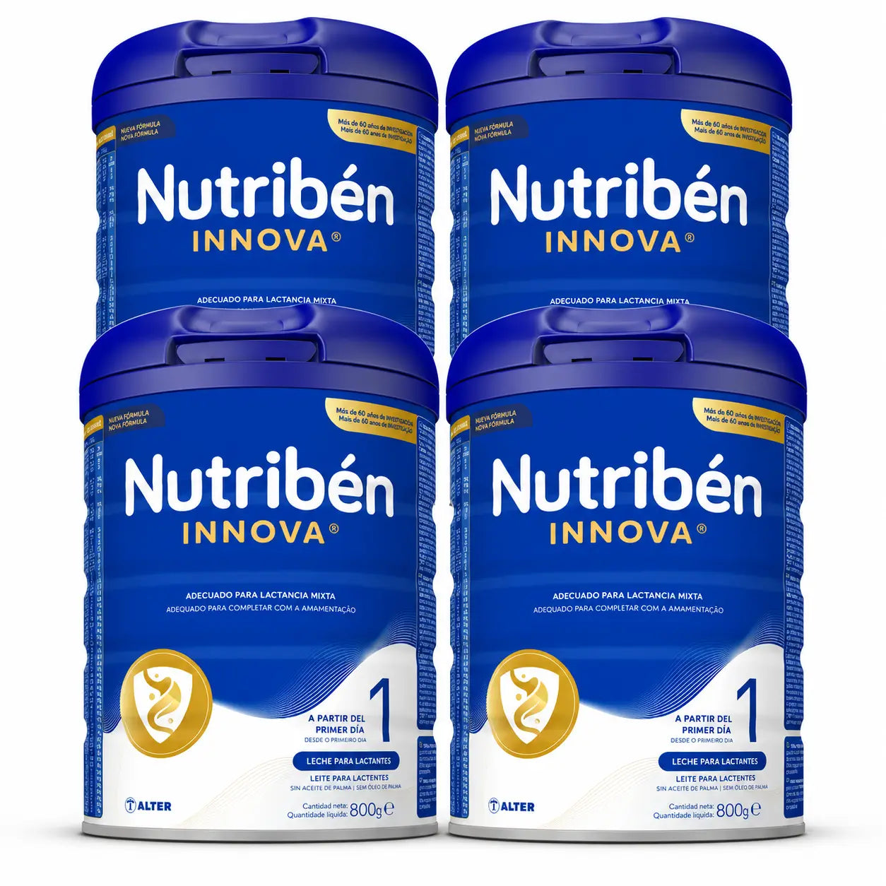Nutribén Innova 1 Top Protein Starter Milch, 4 X 800 g