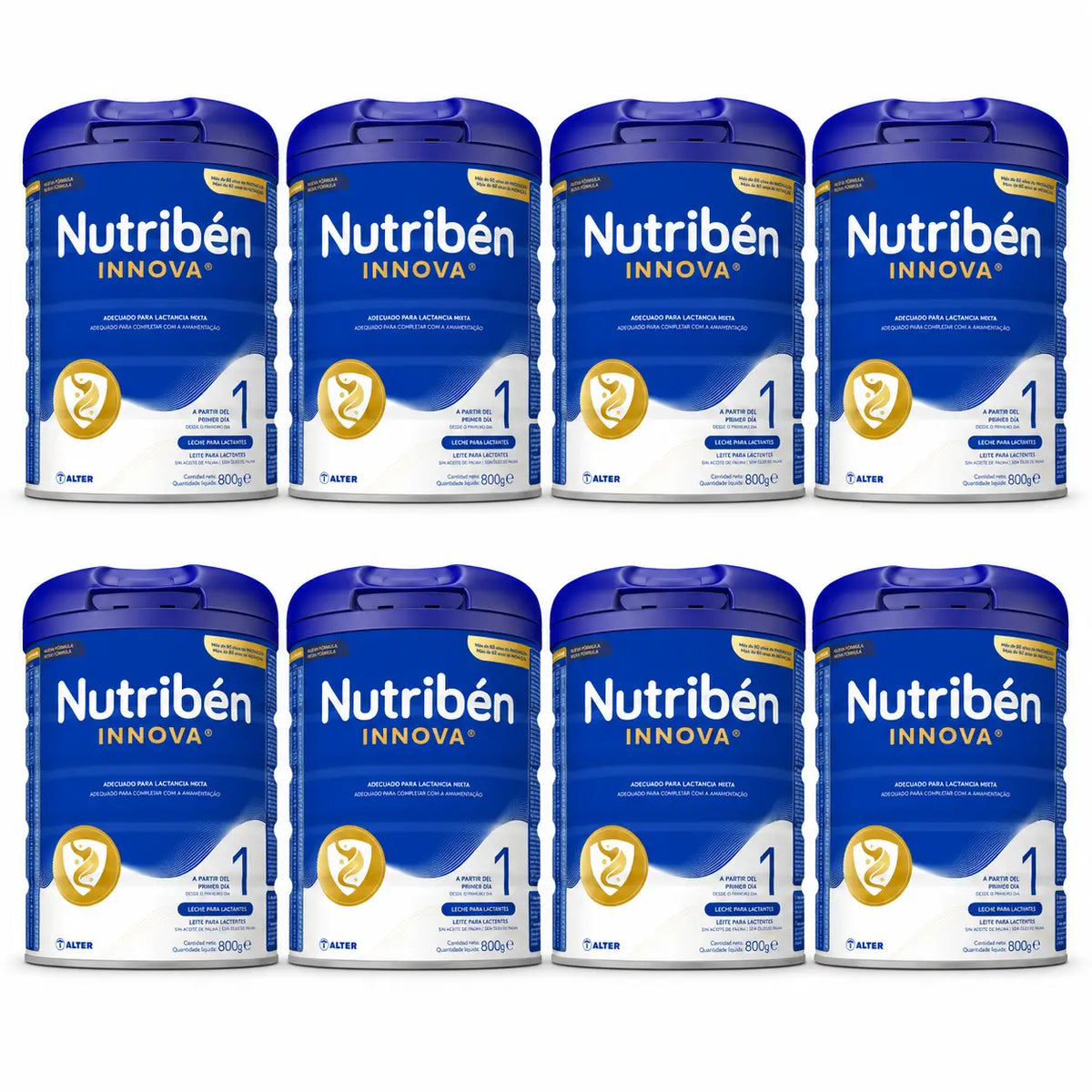 Nutribén Innova 1 Top Protein Starter Milch, 8 X 800 g