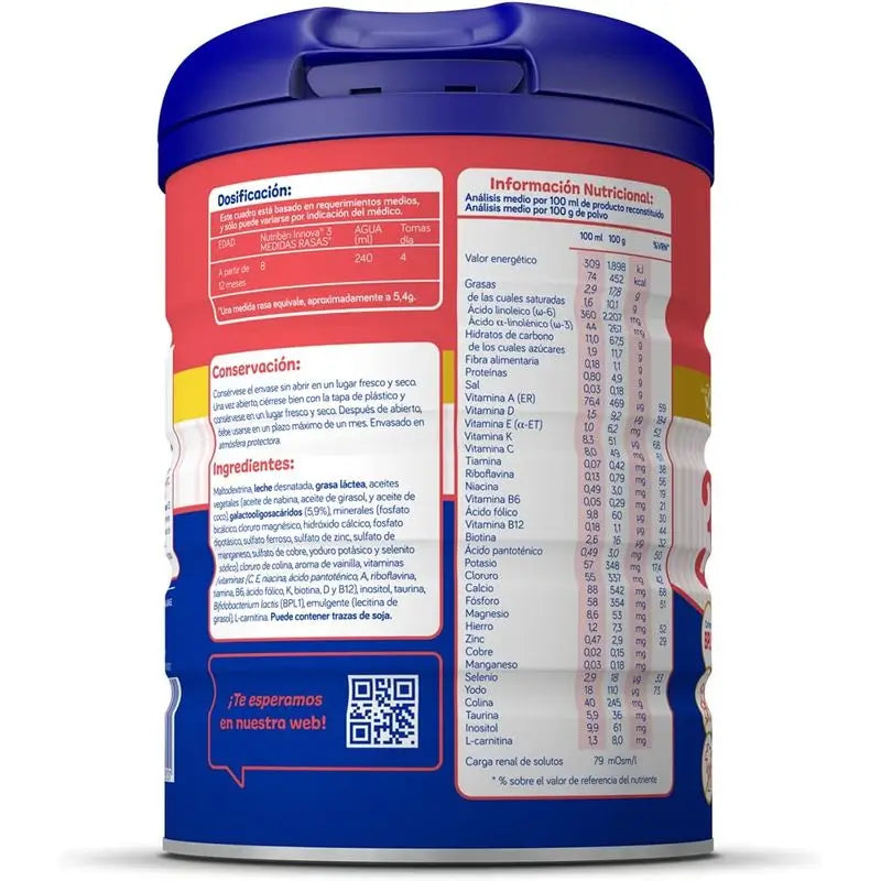 Nutribén Innova 3 Milch für Wachstum, 800 g