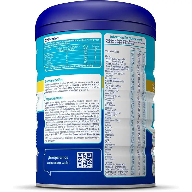 Nutribén Innova 1 Top Protein Starter Milch, 800 g