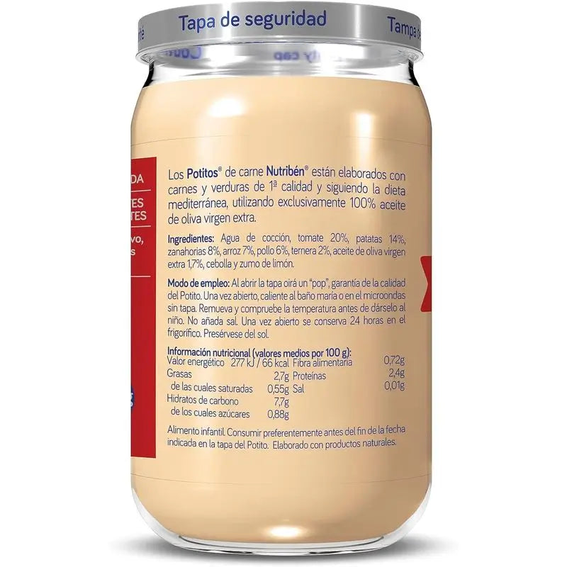 Nutriben Potito Huhn Kalbfleisch Gemüse Potito, 235g