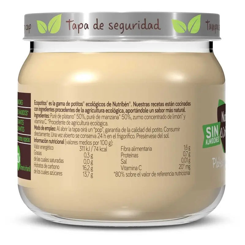 Nutriben Babynahrung Banane und Apfel, 120 g