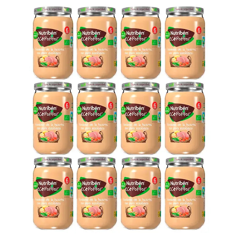 Nutriben Potito Eco Gemüsegarten Pute , 12 x 235 Gramm