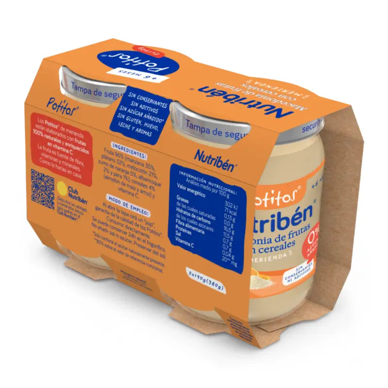 Nutriben Pack Pot Mazedonien Fruchtgetreide 2X190g