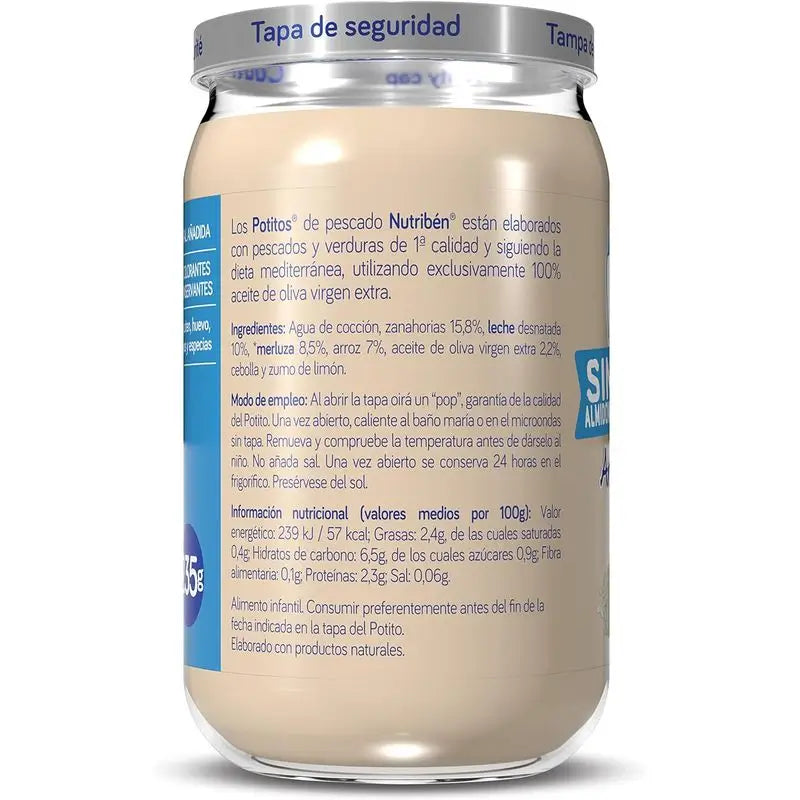 Nutriben Potito Supreme von Seehecht mit Reis 235 g