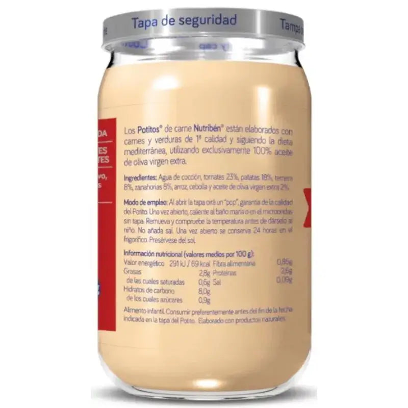 Nutriben Rindfleisch Potito Kartoffeln und Karotten 235 g
