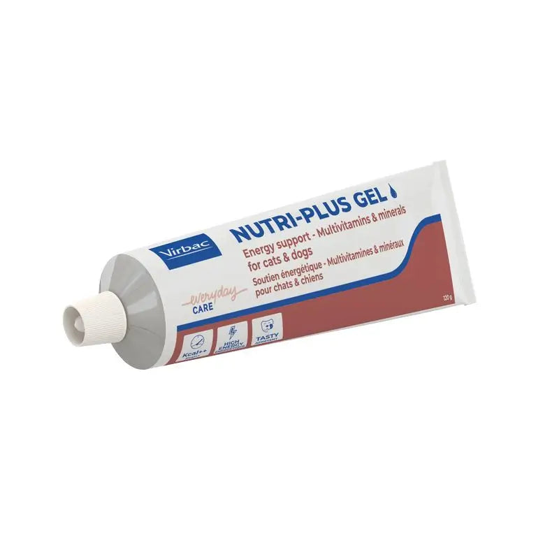 Virbac Nutriplus Gel 120 g, Ergänzungsmittel für Hunde und Katzen