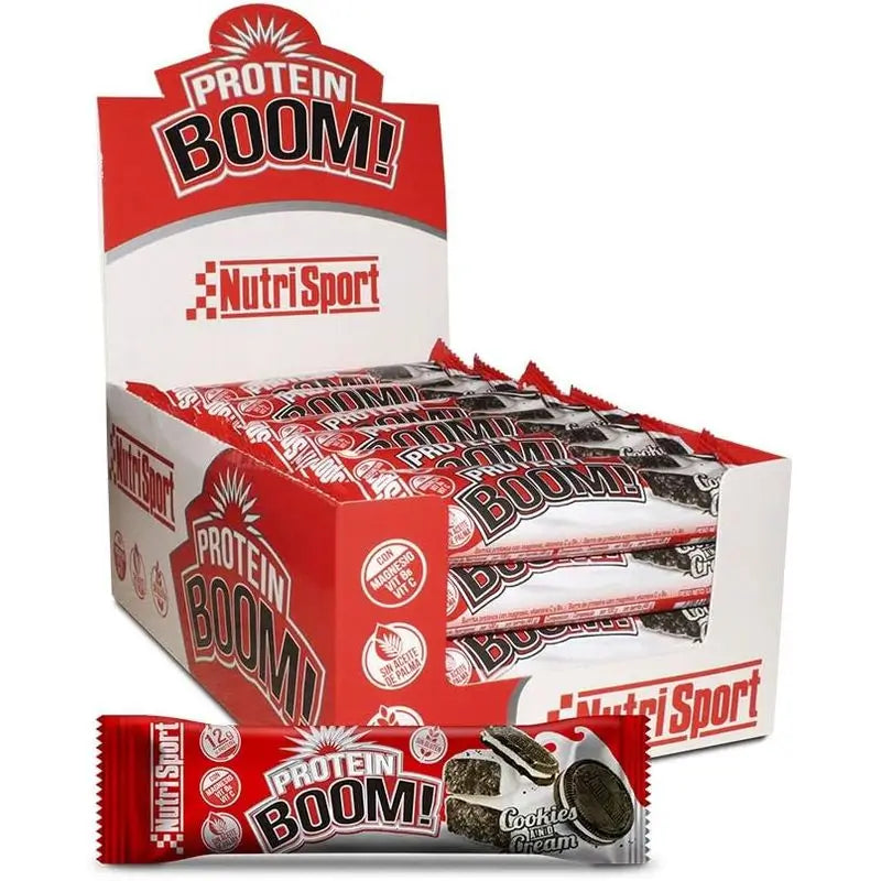 Nutrisport Protein Boom Kekse-Sahne Box, 24 Riegel
