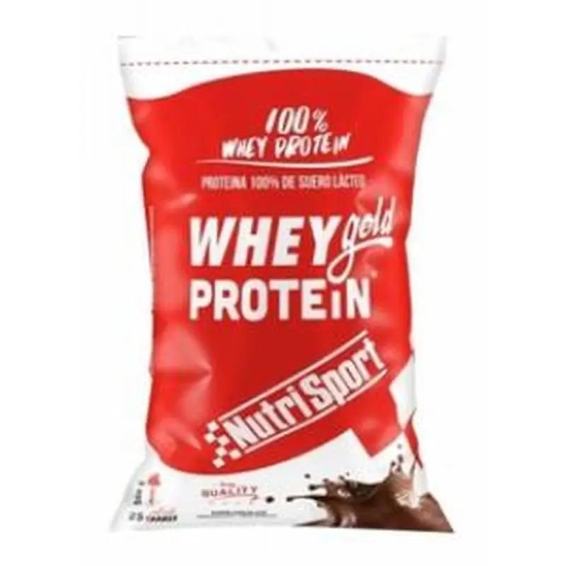Nutrisport Whey Gold Protein Chocolate 500Gr Bag.