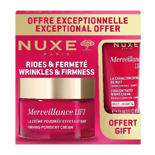 Nuxe Merveillance Lift Lifting Effect Powder Cream (Pn) 50Ml + Nachtcreme 15Ml, 65 ml